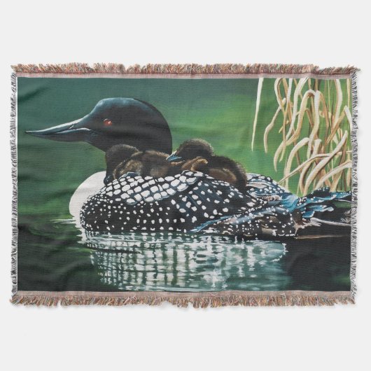 Loon Family Outing Decke (Vorderseite)