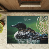 Loon Family Outing Fußmatte