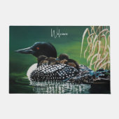 Loon Family Outing Fußmatte (Vorderseite)