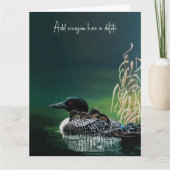 Loon Family Outing Karte (Vorderseite)