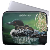 Loon Family Outing Laptopschutzhülle (Vorderseite)