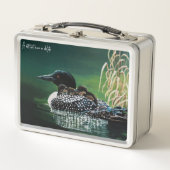 Loon Family Outing Metall Brotdose (Vorderseite)