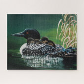 Loon Family Outing Puzzle (Horizontal)