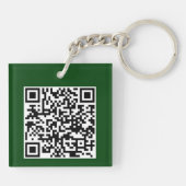 Loon Family Outing QR-Code Schlüsselanhänger (Rückseite)