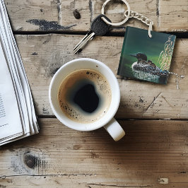 Loon Family Outing Schlüsselanhänger