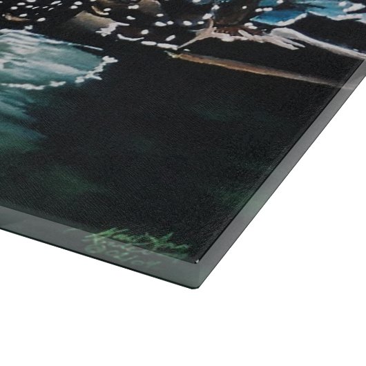 Loon Family Outing Schneidebrett (Ecke)