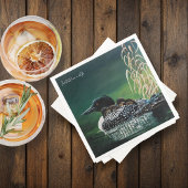 Loon Family Outing Serviette