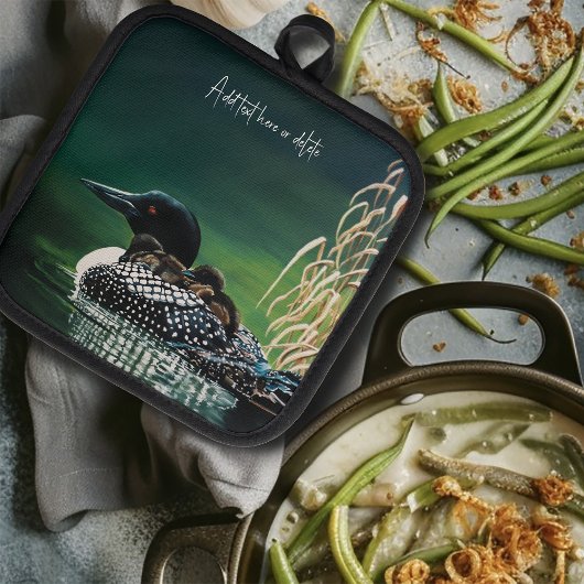 Loon Family Outing Topflappen