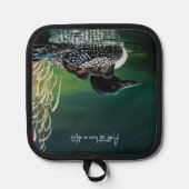 Loon Family Outing Topflappen (Vorderseite)