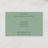 Loon Family Outing Visitenkarte (Rückseite)