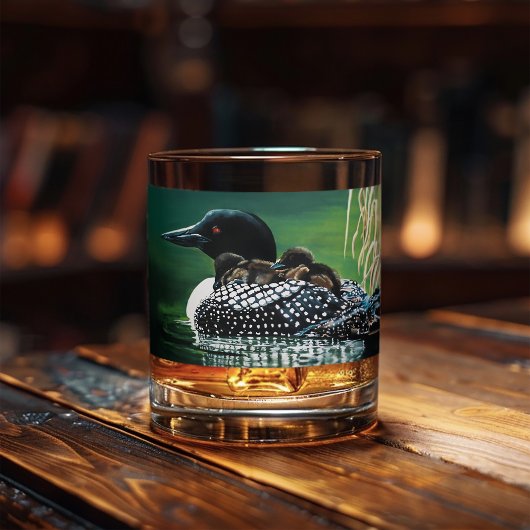 Loon Family Outing Whiskyglas
