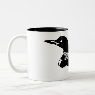 Loon Illustration Zwei-Tone-Tasse Zweifarbige Tasse