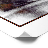 Loon Island Misty Mindscape Poster (Ecke)