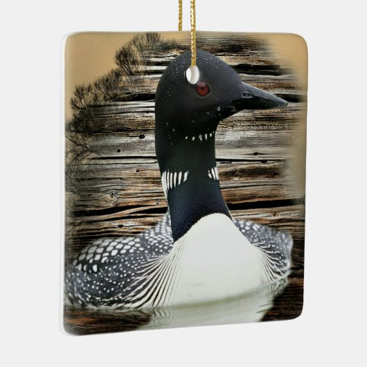 Loon Keramikornament (Rechts)