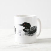Loon-Kunst-Tasse Kaffeetasse (VorderseiteRechts)