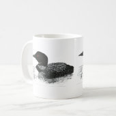 Loon-Kunst-Tasse Kaffeetasse (Vorderseite Links)