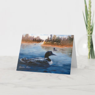 Loon Lake Blank Card Karte