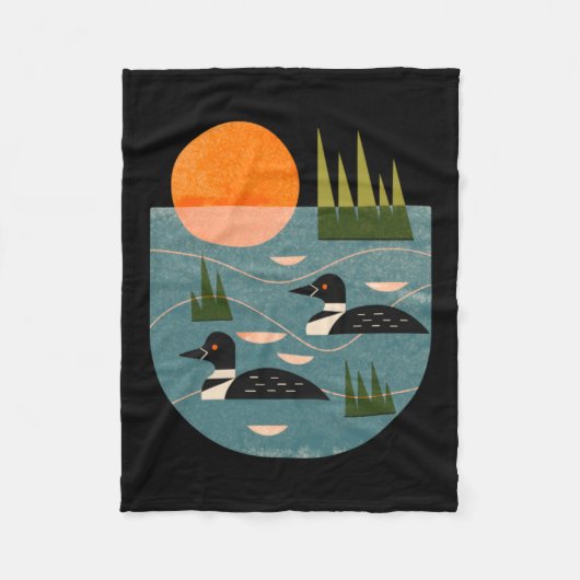 Loon Lake Fleecedecke (Vorderseite)