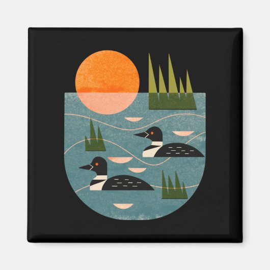 Loon Lake Magnet (Vorne)