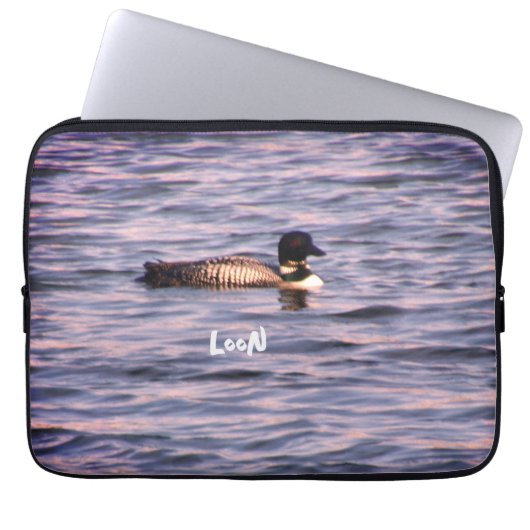 Loon-Laptop-Hülle Laptopschutzhülle (Vorderseite)