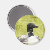Loon Magnet (Vorderseite/Rückseite)