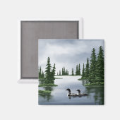 Loon Magnete Magnet (Vorderseite/Rückseite)