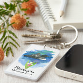 Loon Mama Baby Bird Lady Slipper Schlüsselanhänger (Vorderseite rechts)