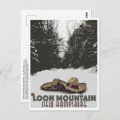 Loon Mountain 5,5 Postkarte (Vorne/Hinten)