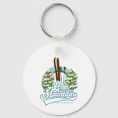 Loon Mountain - New Hampshire - Logo Schlüsselanhänger (Vorderseite)