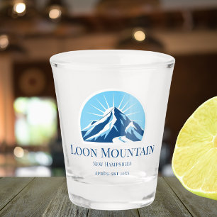 Loon Mountain New Hampshire Skigebiet Shotglass Schnapsglas
