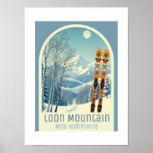Loon Mountain New Hampshire Skiurlaub Poster (Vorne)