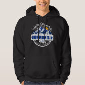 Loon Mountain New Hampshire Skiverleih Hoodie (Vorderseite)