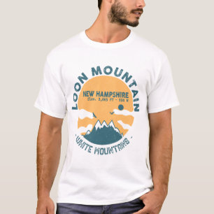 Loon Mountain NH - Retro Vintage SkiSouvenirs T-Shirt