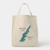 Loon Pair Butterfield Lake Tragetasche (Rückseite)