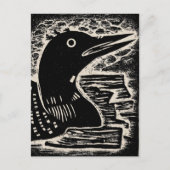 Loon Postkarte (Vorderseite)