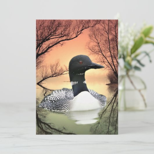 Loon Reflections (Stehend Vorderseite)