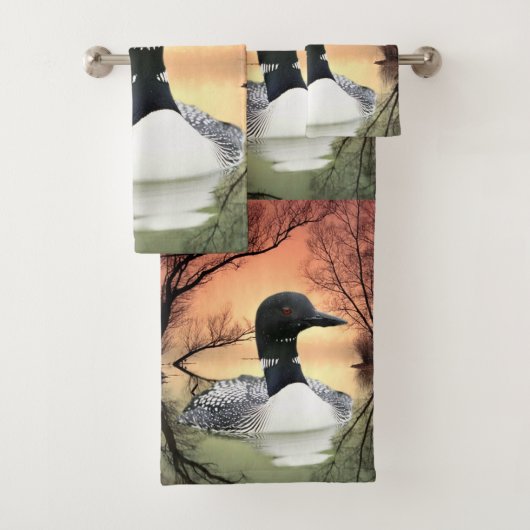 Loon Reflections Badhandtuch Set (Insitu)