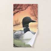 Loon Reflections Badhandtuch Set (Handtuch)