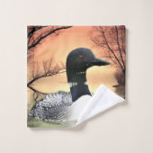 Loon Reflections Badhandtuch Set (Waschlappen)