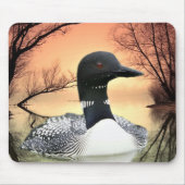 Loon Reflections Mousepad (Vorne)