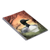 Loon Reflections Notizblock (Rechte Seite)