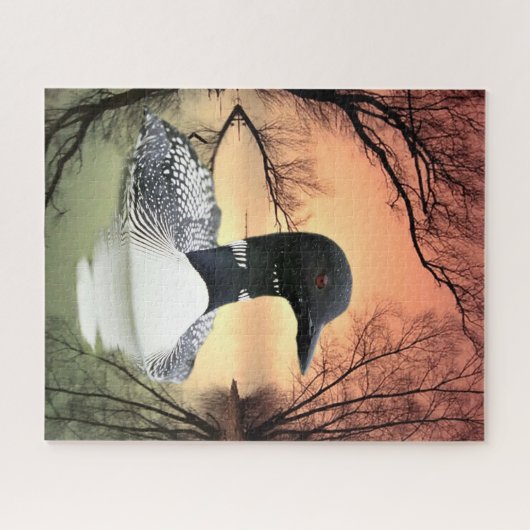Loon Reflections Puzzle (Horizontal)