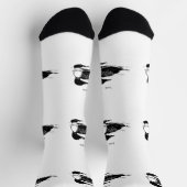 Loon Schwimmvogel Kunst Thunder_Cove Socken (Oben)
