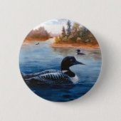 Loon See-Knopf Button (Vorderseite)