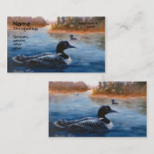 Loon See-Visitenkarten Visitenkarte (Vorne/Hinten)