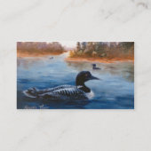 Loon See-Visitenkarten Visitenkarte (Rückseite)