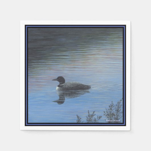 Loon Serviette (Vorderseite)