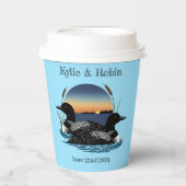 Loon sSunset Blue Pappbecher (Vorderseite)