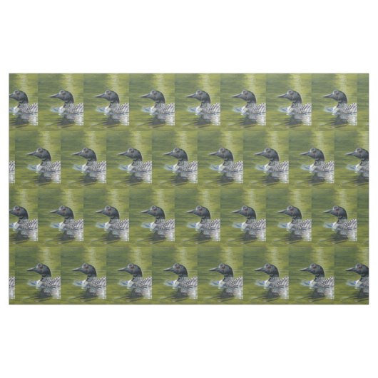 Loon Stoff (Fat Quarter (45,7 x 55,9 cm))