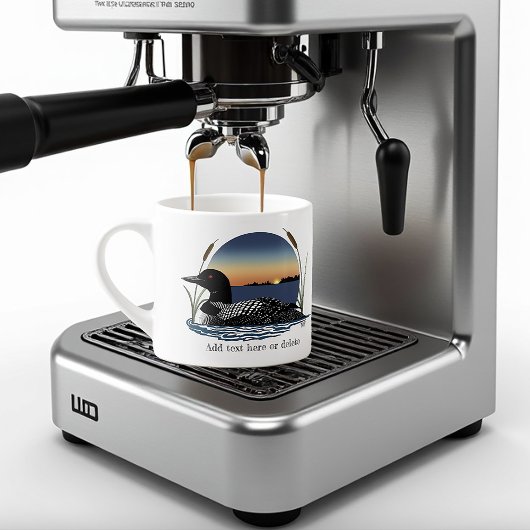 Loon Sunset Blue Espressotasse